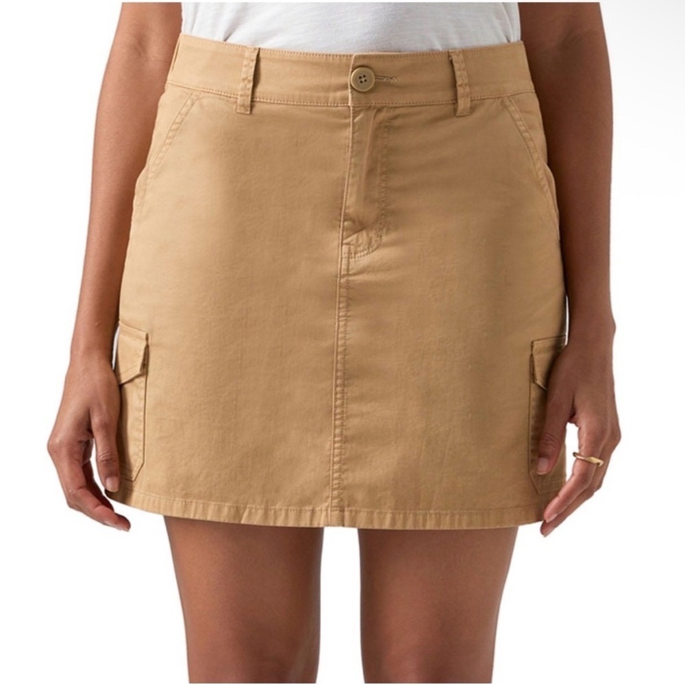 Social Standard by Sanctuary Women’s Hero Cargo Mini Skirt Tan  Size Large